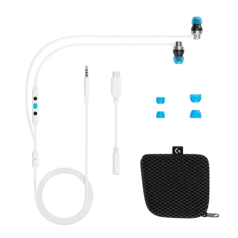 Наушники Logitech G333 Белый/Синий