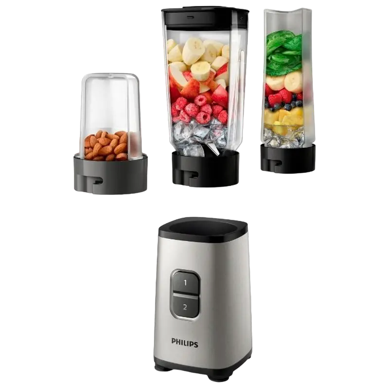 Стационарный блендер Philips Daily Collection HR2604/80 Нержавеющая сталь