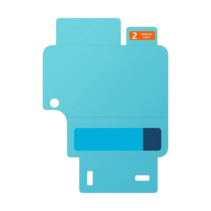 Защитная пленка Samsung Galaxy Flip6 Anti-reflecting Film Anti-reflecting Film Прозрачный