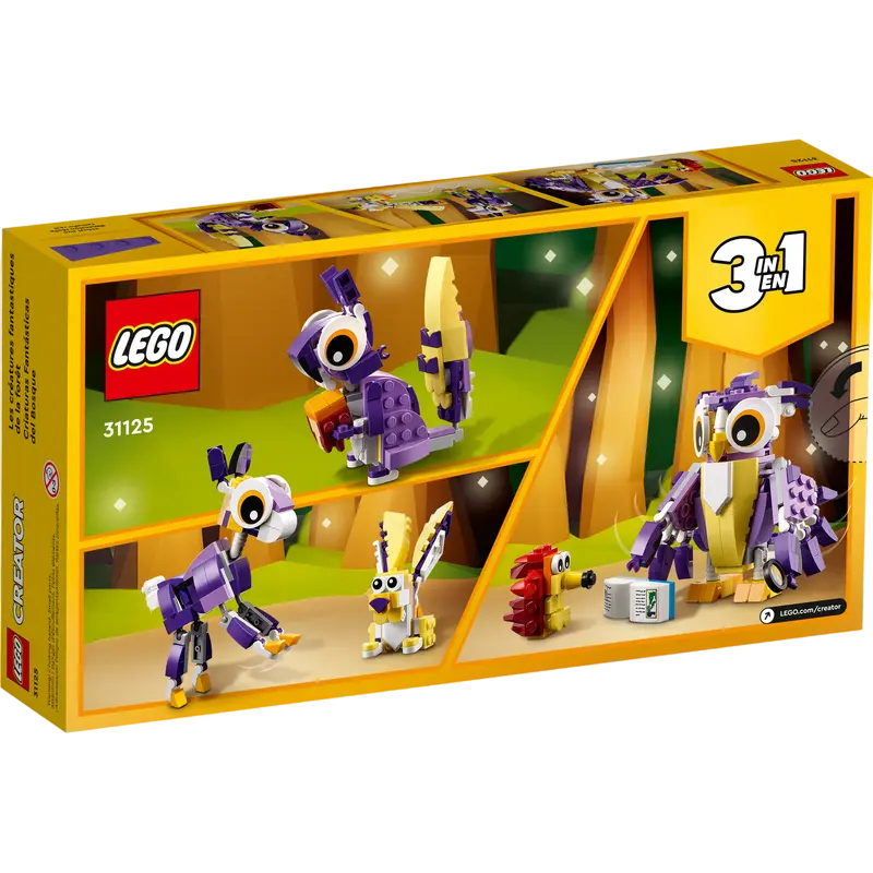 Constructor LEGO Fantasy Forest Creatures Multicolor