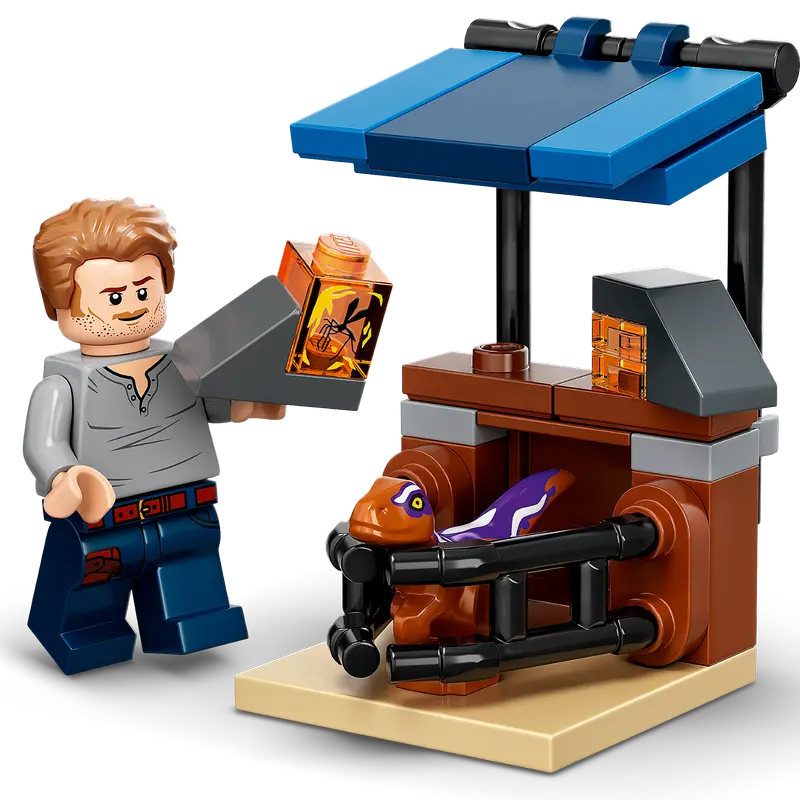 Constructor LEGO Atrociraptor Dinosaur: Bike Chase Multicolor