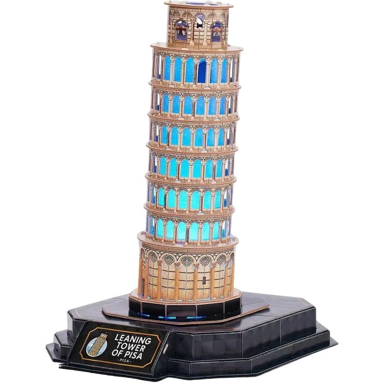 Puzzle 3D CubicFun Pisa Tower Multicolor