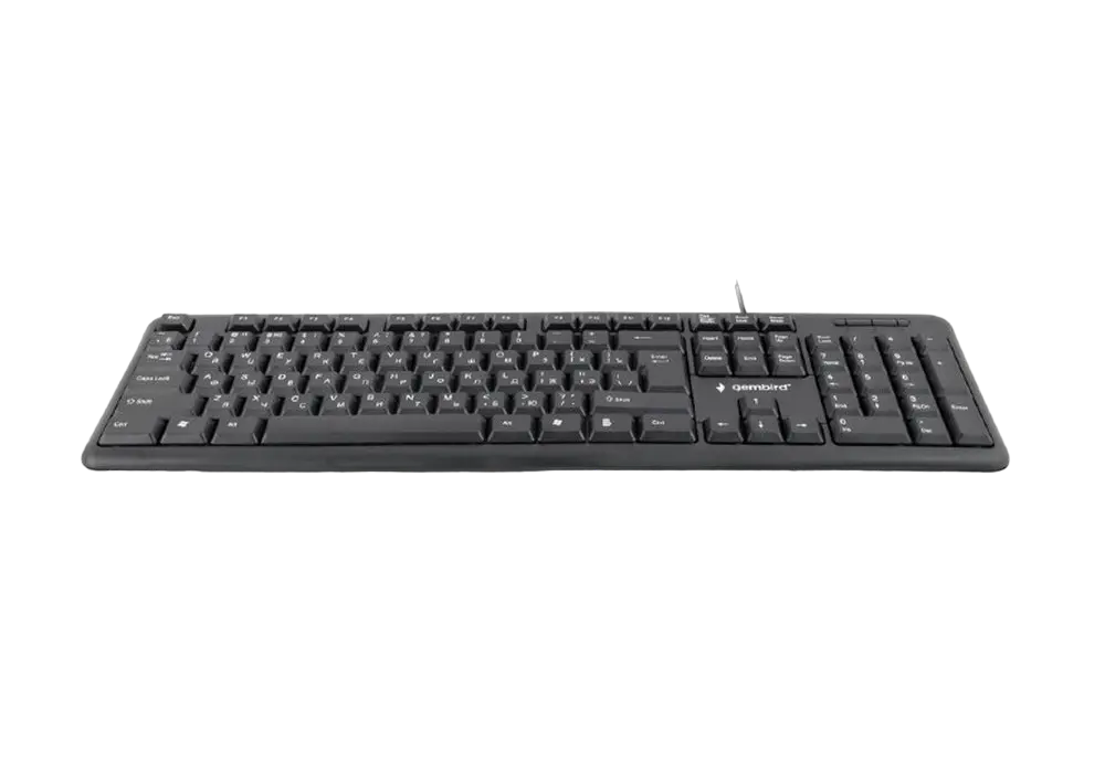 Клавиатура Gembird KB-U-103-RU Мембрана Черный
