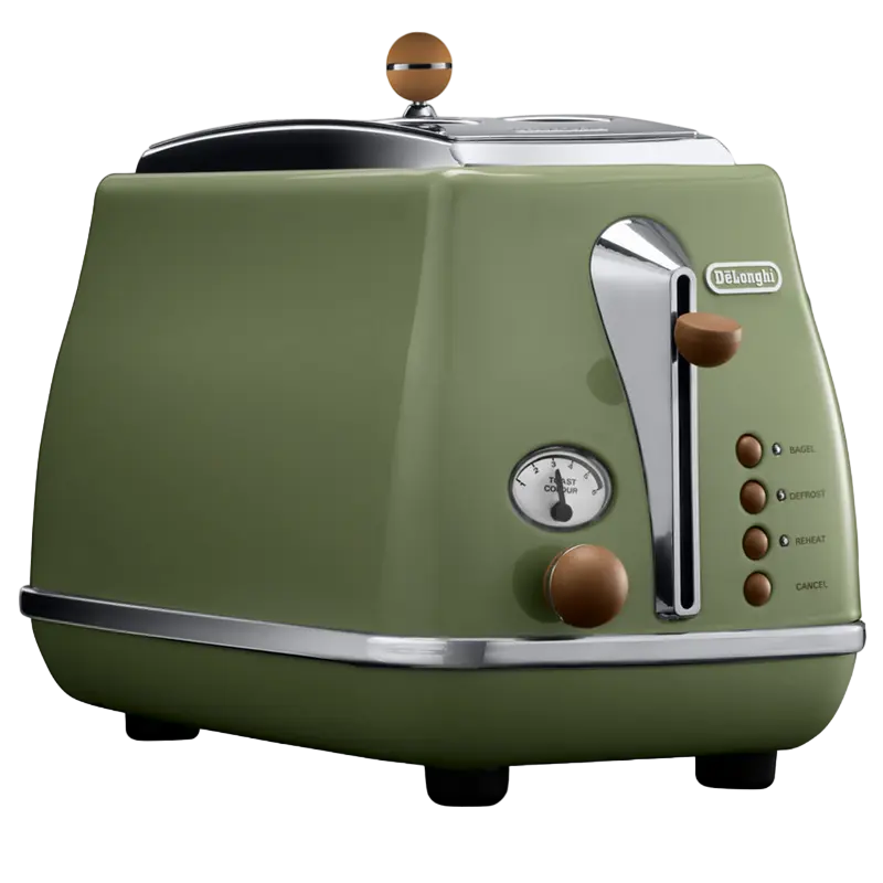 Тостер DeLonghi Icona Vintage Зеленый