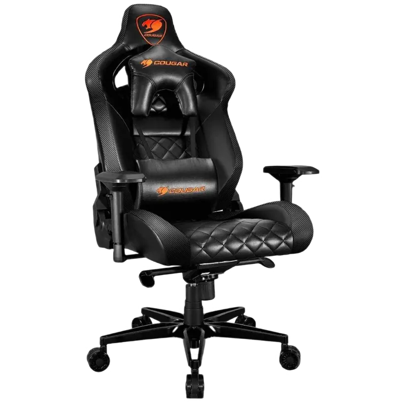 Игровое кресло Cougar Armor Titan ПВХ Кожа Чёрный