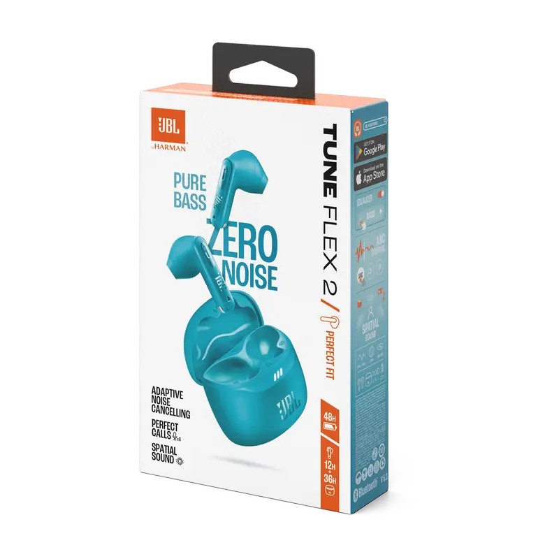 Căști JBL Tune Flex 2 Turquise