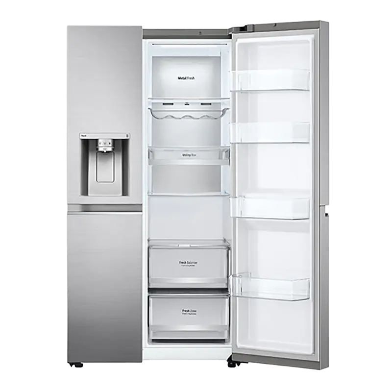 Холодильник LG GSJV90PZAE Серебристый