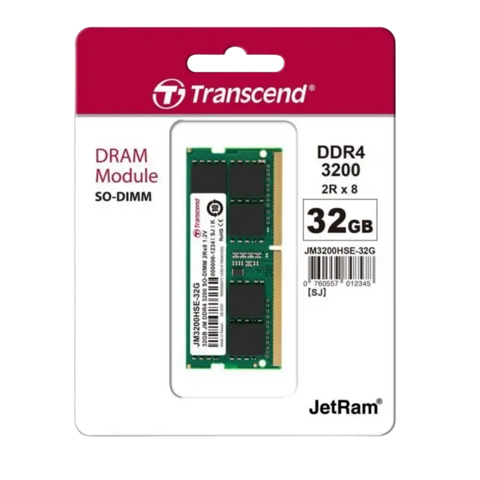 Оперативная память Transcend PC25600 32 ГБ