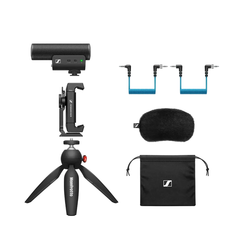 Портативный записывающий микрофон Sennheiser MKE 400 Проводной аналоговый Черный