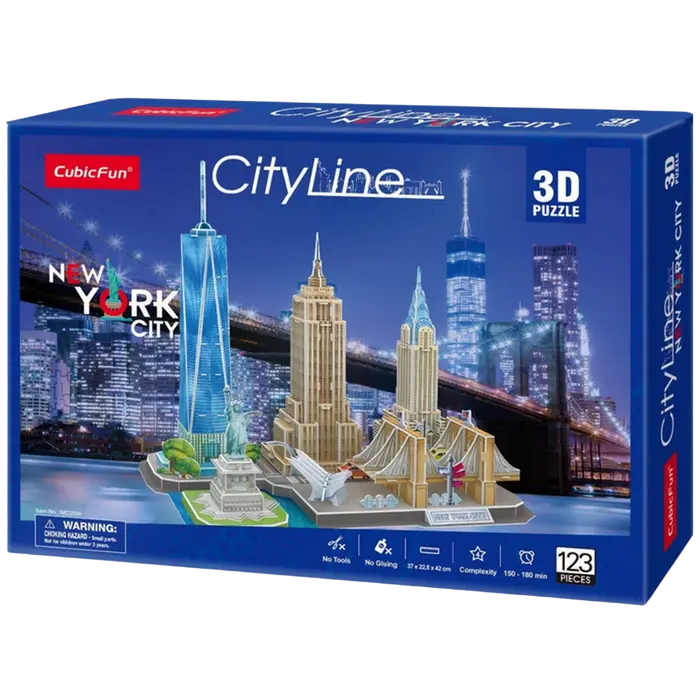 Puzzle 3D CubicFun City Line New York City