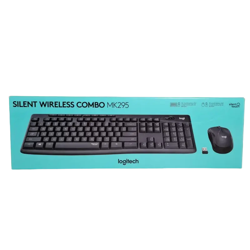 Клавиатура и мышь Logitech MK295 Мембрана Черный