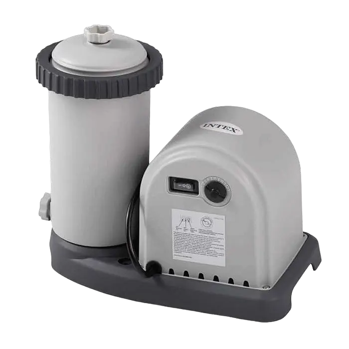 Каркасный бассейн Intex GreyWood Premium Тёмно-серый