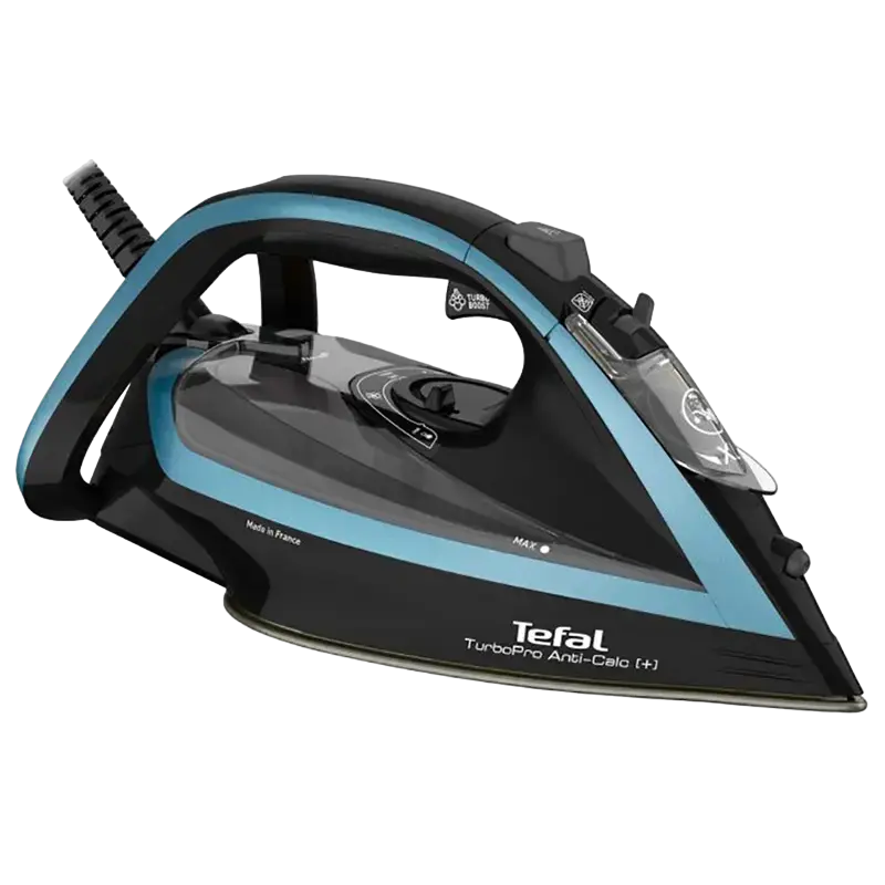 Утюг Tefal TurboPro Anti-Calc Черный | Синий