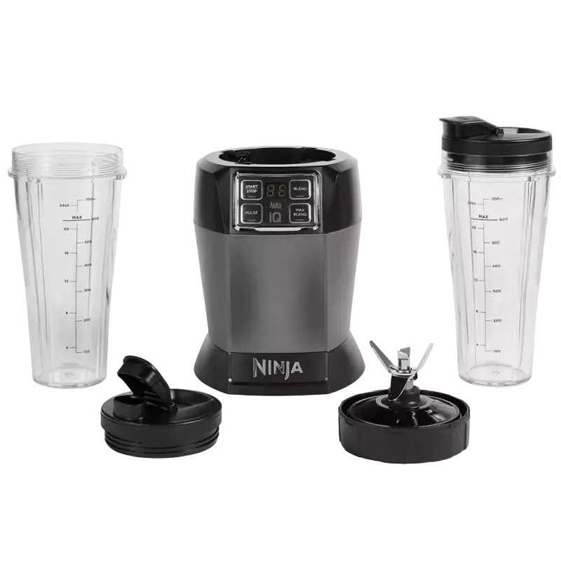 Стационарный блендер Ninja Auto-iQ BN495EU Чёрный | Серебристый