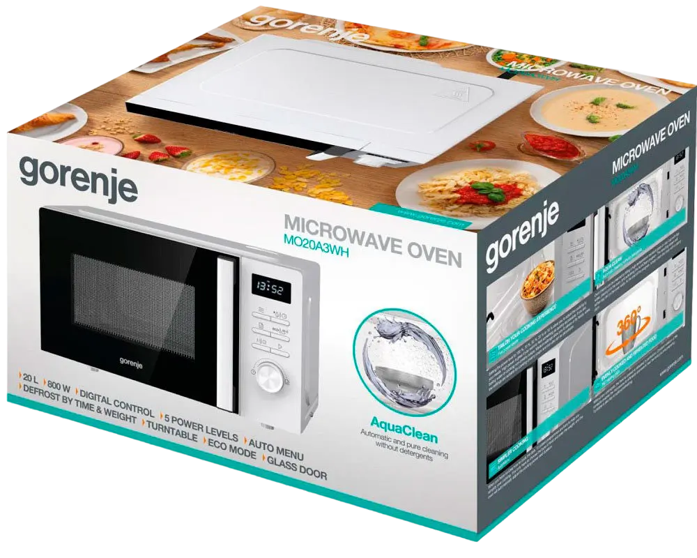 Cuptor cu microunde Gorenje MO20A3WH Alb