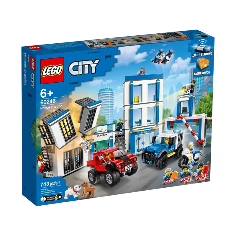 Конструктор LEGO Police Station Разноцветный