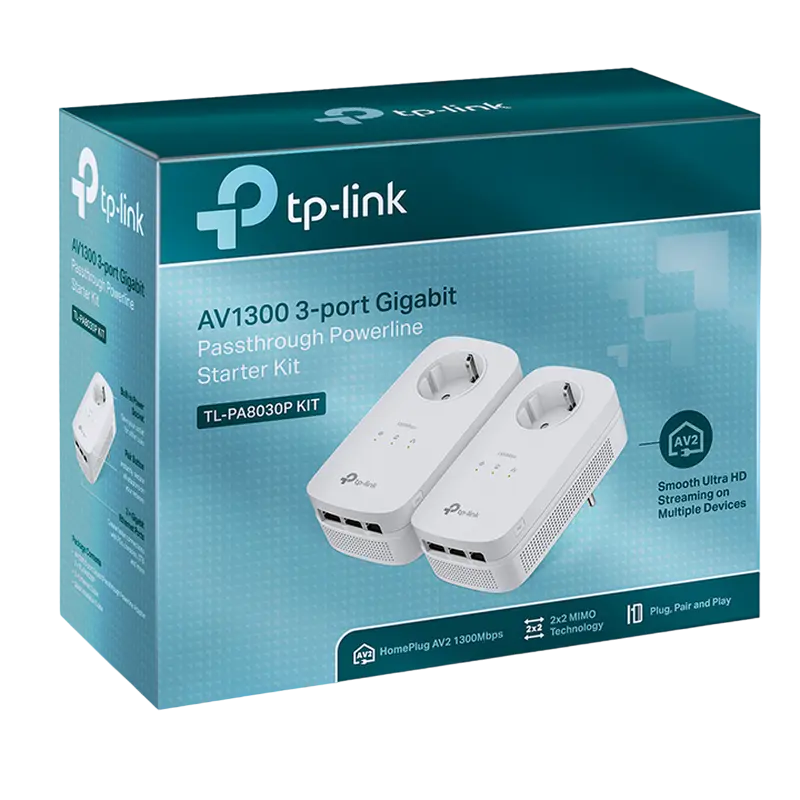 Powerline Adapter TP-LINK AV1300 Alb