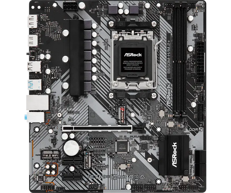 Placă de bază ASRock B650M-H/M.2+ AM5 Micro-ATX