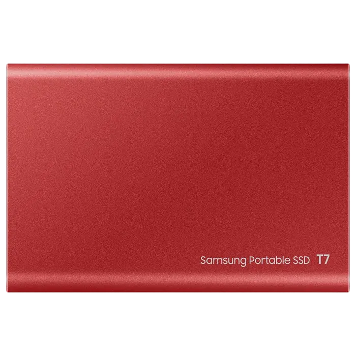 Внешний портативный SSD накопитель Samsung T7 1 ТБ Красный