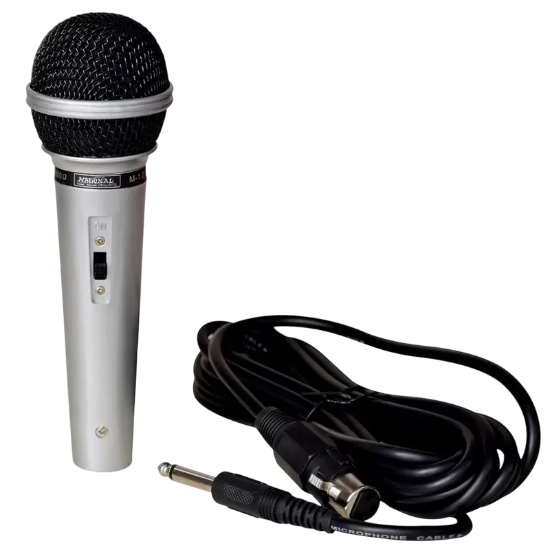 Караоке микрофон Thomson M151 Проводной аналоговый,Беспроводной Серебристый