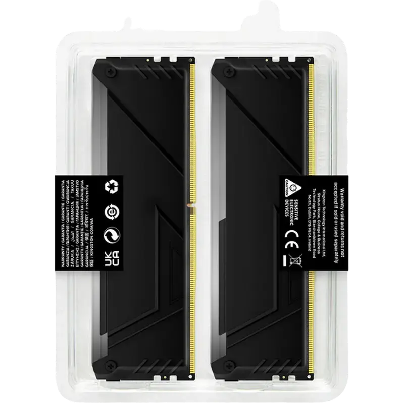 Memorie RAM Kingston FURY Beast RGB, DDR4 SDRAM, 3600 MHz, 64GB, KF436C18BB2AK2/64