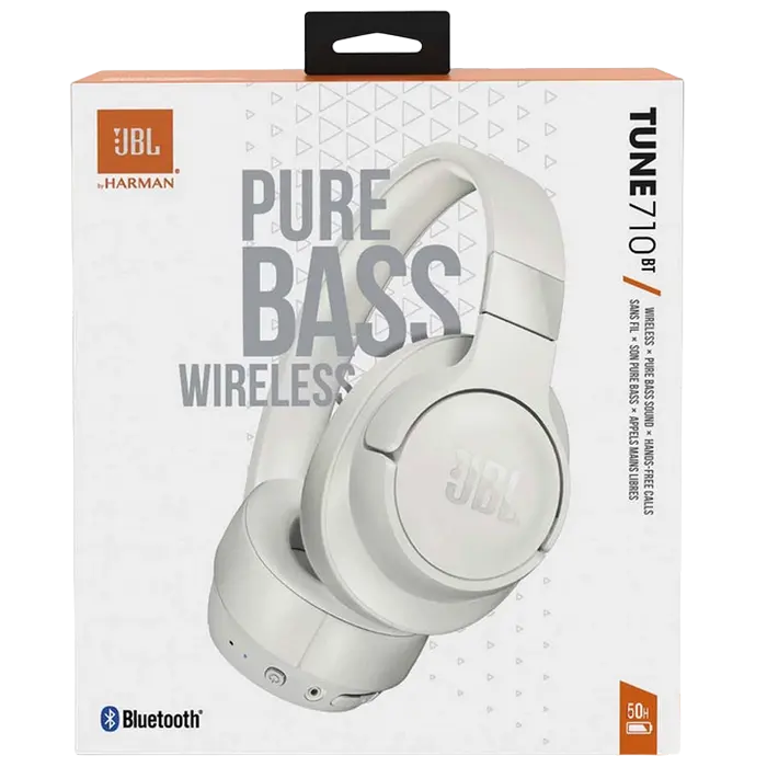 Căști JBL Tune 710BT Alb