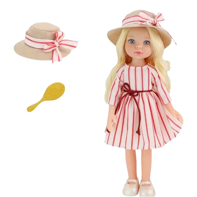 Essa Toys Little Milly - White Red Dress