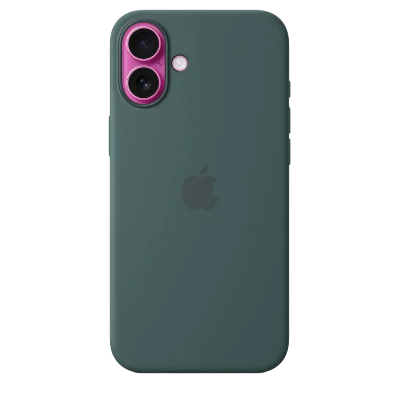 Чехол Apple iPhone 16 Plus Silicone Case MagSafe A3314 Silicone Case with MagSafe Lake Green