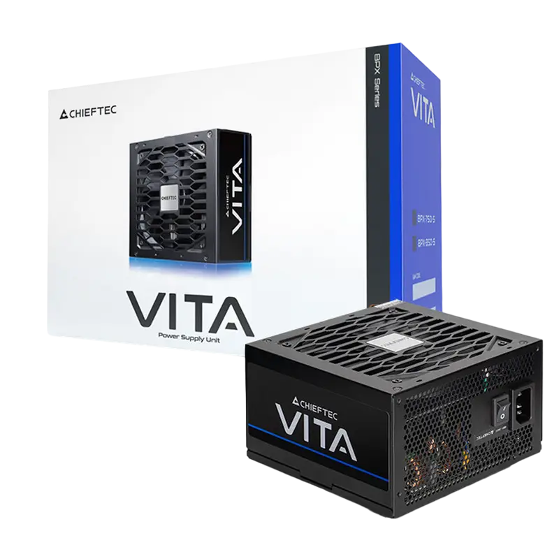 Tip Блок питания для компьютеров Chieftec Vita BPX-850-S ATX Черный