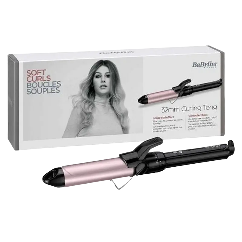 Плойка BaByliss C332E Чёрный | Розовый