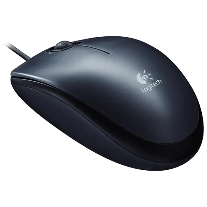 Мышь Logitech M100 Проводное Чёрный