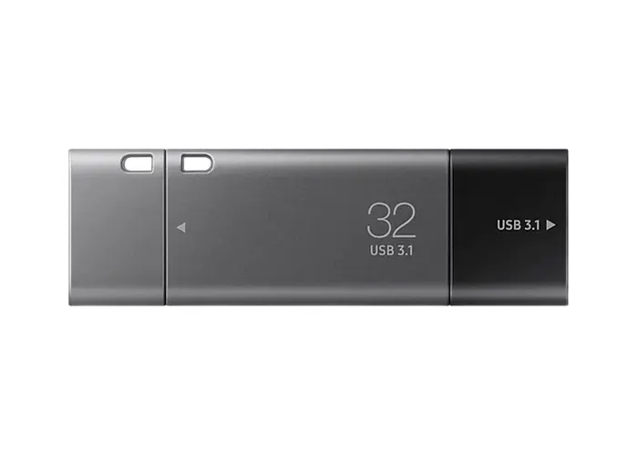 USB Flash накопитель Samsung DUO Plus 32ГБ Черный/Серый