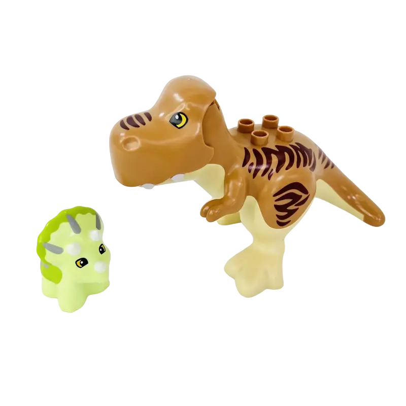 Конструктор LEGO T. rex and TriceratopsDinosaur Breakout Серый