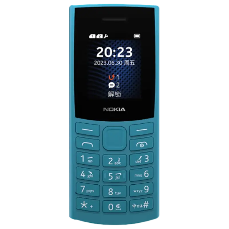 Мобильный телефон Кнопочный Nokia 105 (2023) Cyan