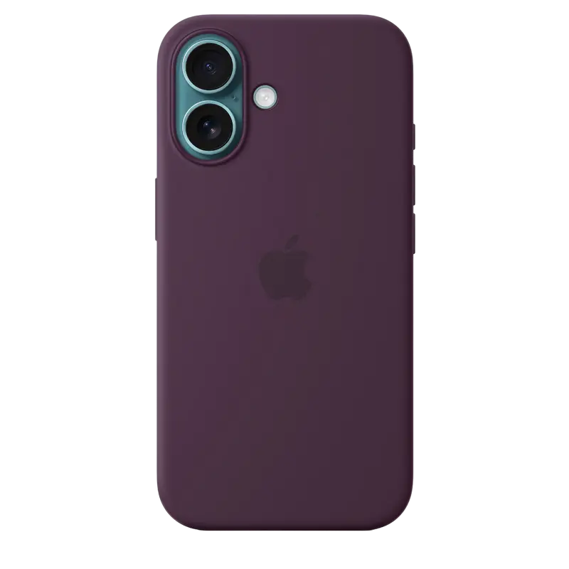 Husă Apple iPhone 16 Silicone Case MagSafe A3313 Silicone Case with MagSafe Prună