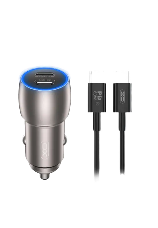 Автомобильное зарядное устройство XO CC51 Серый