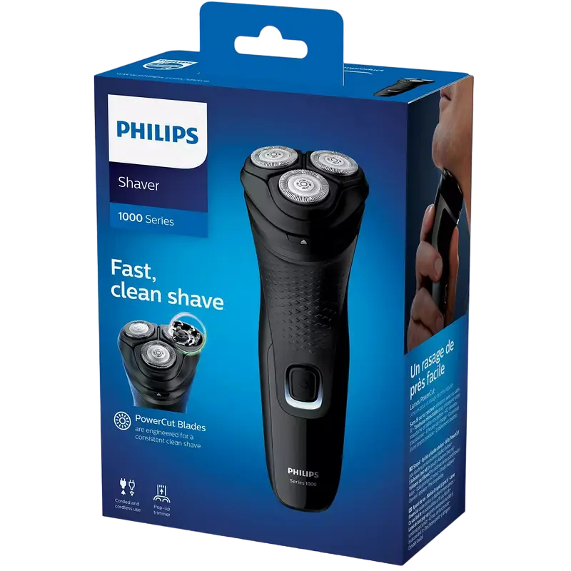 Электробритва мужская Philips Series 1000 Чёрный
