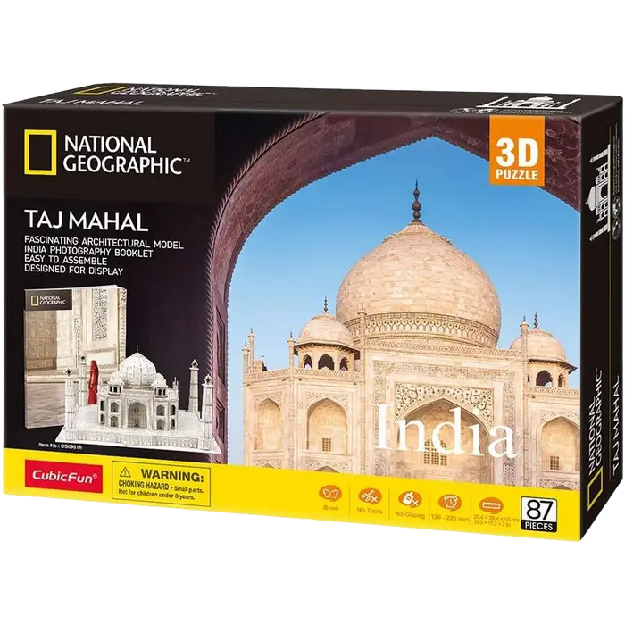 Puzzle 3D CubicFun Taj Mahal Alb
