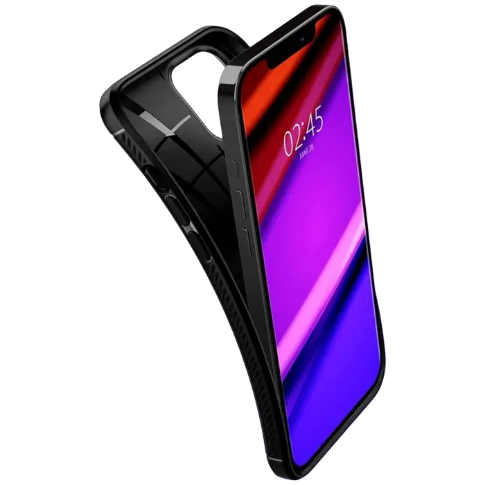 Чехол Spigen Apple iPhone 12/12 Pro Rugged Armor Rugged Armor Матовый черный