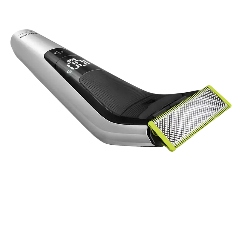 Мужской Триммер Philips OneBlade Pro Чёрный | Серебристый