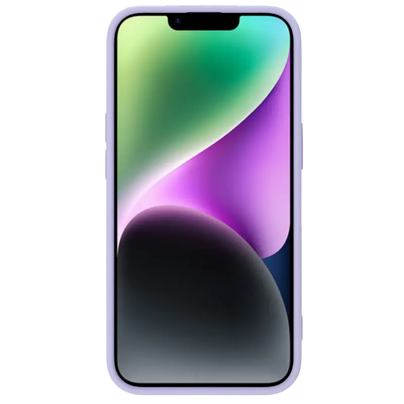 Чехол Nillkin Apple iPhone 15 Plus CamShield Silky Silicone CamShield Silky Misty Purple