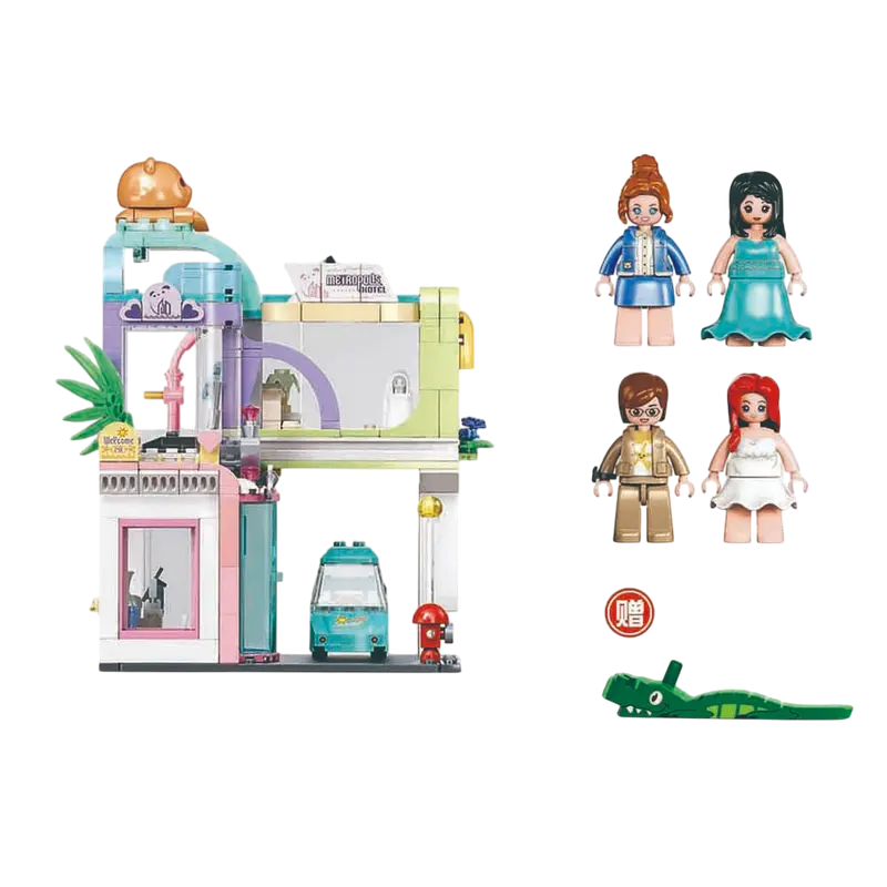 Конструктор Sluban Metropolis - DC Crowne Hotel Разноцветный