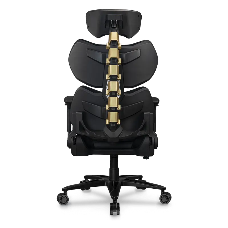 Игровое кресло Cougar Terminator Elite Искусственная кожа Черный | Золотистый