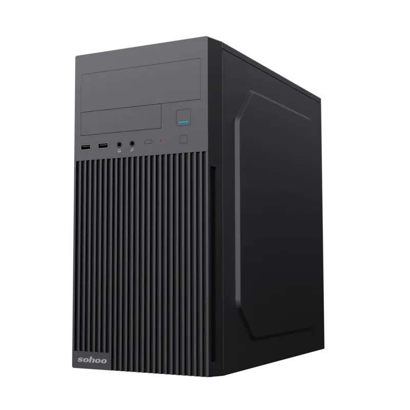 Carcasă PC Sohoo 6521BK Midi-Tower Negru