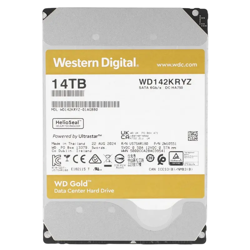 Unitate HDD Western Digital WD Gold WD Gold™ 14 TB