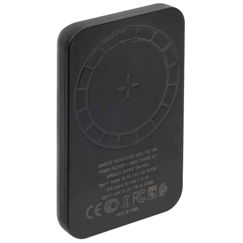 Портативное зарядное устройство Rivacase VA2603 Черный