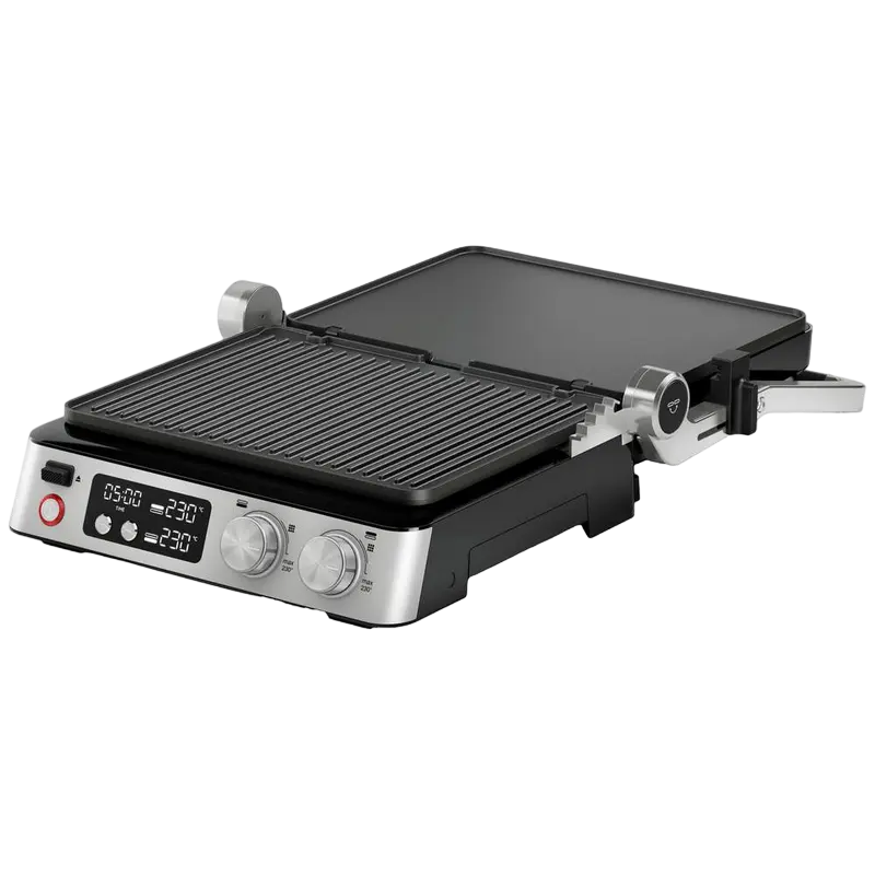 Электрический Гриль Braun MultiGrill 7 Contact Черный | Нержавеющая сталь