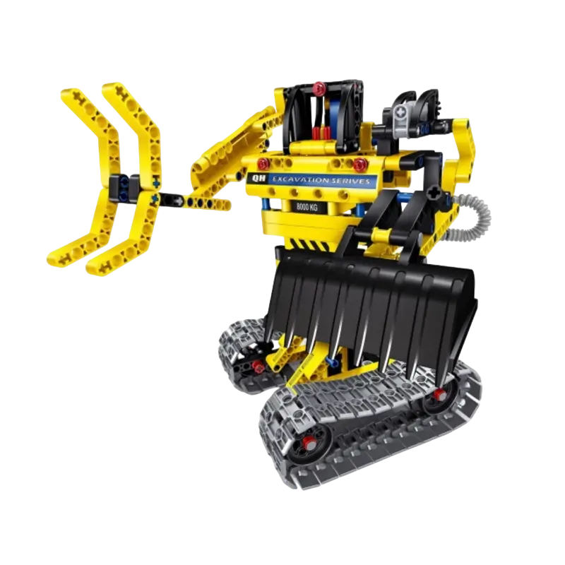 Конструктор iM.Master Construction Excavator & Robot Жёлтый