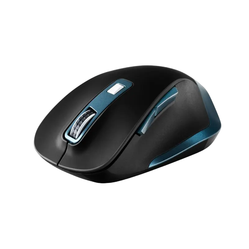 Mouse Wireless Canyon MW-14 Fără fir Negru/Albastru