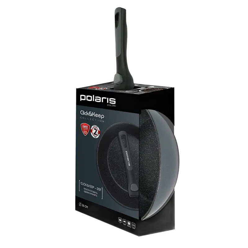 Сковорода Polaris Click&Keep-28F Click&Keep Чёрный
